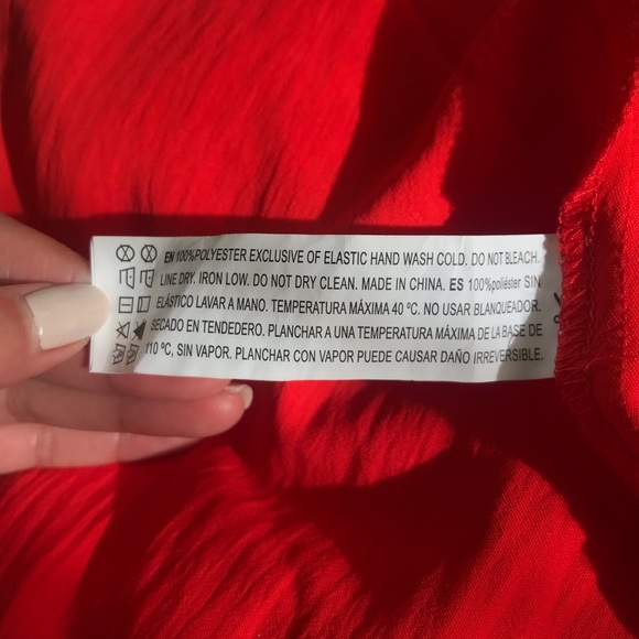 Silky Orange Slip Dress - Forever 21 - Picture 7 of 8